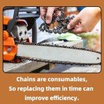 12-Inch Chainsaw Chain Replacement – 4 Pack