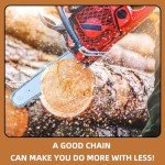 12-Inch Chainsaw Chain Replacement – 4 Pack