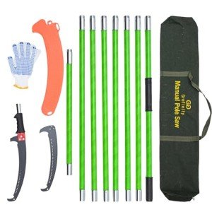 Grefinity 27FT Extendable Manual Pole Saw Trimmer