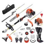 VEVOR 5-in-1 Gas Powered Hedge Trimmer & More