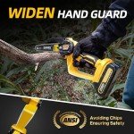 Cordless Mini Chainsaw with 2 Batteries - Portable