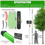 Grefinity 27FT Extendable Manual Pole Saw Trimmer