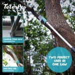 Extendable Tree Trimmer with Saw and Safety Gear