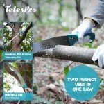 Extendable Tree Trimmer with Saw and Safety Gear