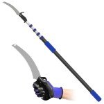 Telescoping Manual Pole Saw for Tree Trimming