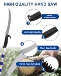 Telescoping Manual Pole Saw for Tree Trimming