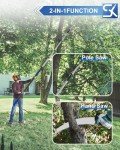 Telescoping Manual Pole Saw for Tree Trimming