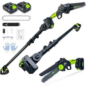 V-MODEST Cordless 2-in-1 Pole Saw Kit