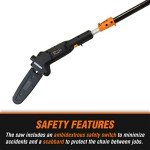 WEN 4019 6-Amp Electric Pole Saw - 8 Inch