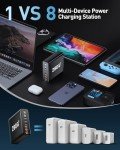 280W 8-Port USB C Charger for Laptops & Phones