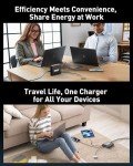 280W 8-Port USB C Charger for Laptops & Phones