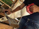 14-Inch Hand Saw for Precise Wood Cutting