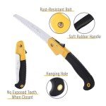Bates 7-Inch Folding Hand Saw for Camping