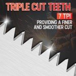 7-Inch Folding Hand Saw for Wood Cutting