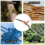MONGSEW 9.5" Folding Hand Saw for Camping