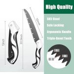 T TOVIA 12 Inch Portable Hand Pruning Saw
