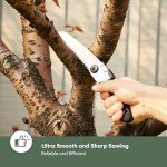 Folding Pruning Saw with Spare Blades and Grip