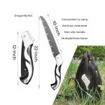 DragonflyTEC 12-Inch Folding Pruning Saw – Sharp & Portable