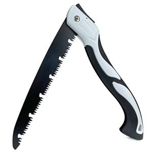 Sutekus 10 Inch Folding Hand Saw for Outdoor Use