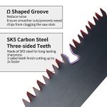Sutekus 10 Inch Folding Hand Saw for Outdoor Use