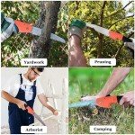Folding Garden Saw with Safety Lock and Pruner