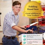 Folding Garden Saw with Safety Lock and Pruner
