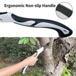 Sutekus 10 Inch Folding Hand Saw for Outdoor Use