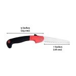 Folding Garden Saw with Safety Lock and Pruner