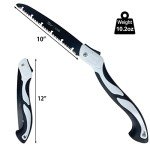 Sutekus 10 Inch Folding Hand Saw for Outdoor Use