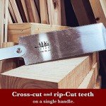 SUIZAN 9.5 Inch Japanese Ryoba Pull Saw