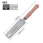 RUITOOL 6-Inch Double Edge Japanese Pull Saw