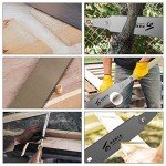 KERYE 9.5 Inch Japanese Pull Saw with Replaceable Blade