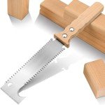 Elobay 6-Inch Double Edge Pull Saw for Woodworking