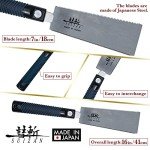 SUIZAN 7-Inch Japanese Pull Saw for Woodworking