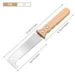 Elobay 6-Inch Double Edge Pull Saw for Woodworking