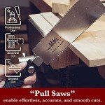 SUIZAN 7-Inch Japanese Pull Saw for Woodworking