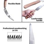 RUITOOL 6-Inch Japanese Pull Saw with Wood Handle