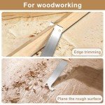 Elobay 6-Inch Double Edge Pull Saw for Woodworking