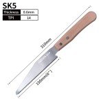 RUITOOL 6-Inch Japanese Pull Saw with Wood Handle