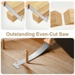 Elobay 6-Inch Double Edge Pull Saw for Woodworking