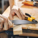 RUITOOL 6-Inch Japanese Pull Saw with Wood Handle
