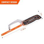 VANQUISH Mini Aluminum Hacksaw for Woodworking