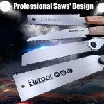 RUITOOL 6-Inch Japanese Pull Saw with Wood Handle