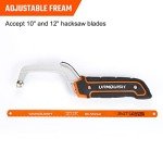 VANQUISH Mini Aluminum Hacksaw for Woodworking