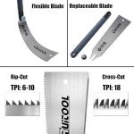 RUITOOL 10-Inch Japanese Ryoba Pull Saw