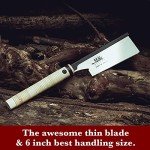 SUIZAN 6-Inch Japanese Pull Saw for Woodworking