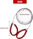 4 Pack Stainless Steel Pocket Survival Wire Saws