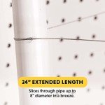PVC Pipe Cable Saw - 24-Inch Serrated Tool