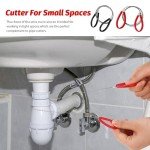 4-Pack Stainless Steel Mini Camping Cable Saws