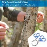 3-Pack Stainless Steel Wire Saw Kit for Outdoor Use